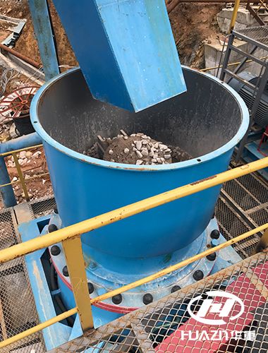 花崗巖圓錐破碎機給料
