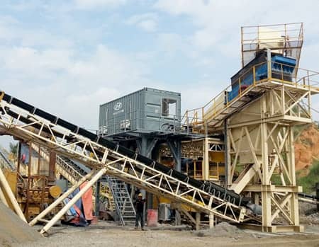 印度尼西亞某公司300t/h建筑用骨料生產(chǎn)線(xiàn)