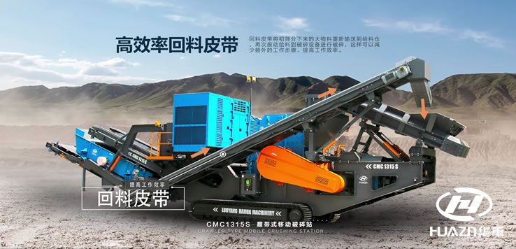 移動式反擊破碎篩分機